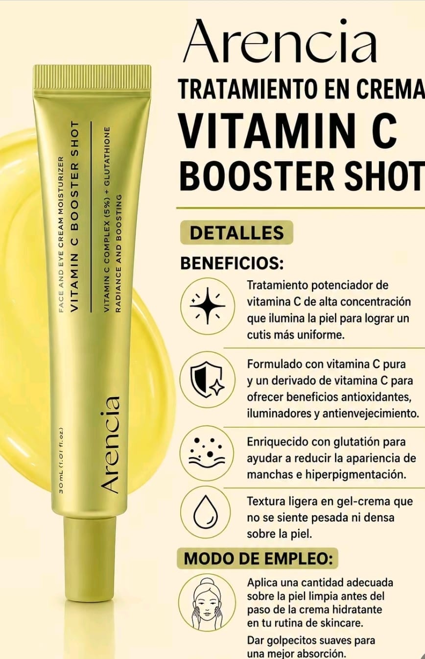🍊✨ ARÉNCIA VITAMIN C BOOSTER SHOT – EL SECRETO DEL GLOW COREANO