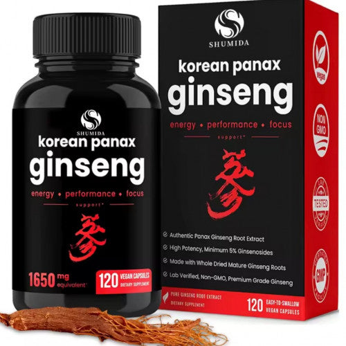 🌟 GINSENG ROJO – ENERGÍA, VITALIDAD Y BIENESTAR 💊