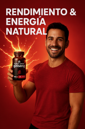🌟 GINSENG ROJO – ENERGÍA, VITALIDAD Y BIENESTAR 💊