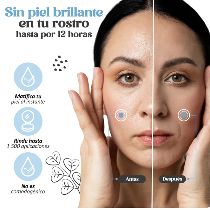 CANDY BELLA-GEL PRENSADO PARA CONTROL DE GRASA FACIAL🍬