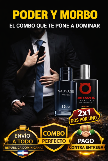 SAUVAGE DIOR + LIBITXOTIC TRIPLE X CON FEROMONAS 🔥YO ME SIENTO TRIPLE X… ¿Y TÚ? 😈