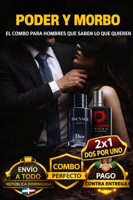 SAUVAGE DIOR + LIBITXOTIC TRIPLE X CON FEROMONAS 🔥YO ME SIENTO TRIPLE X… ¿Y TÚ? 😈