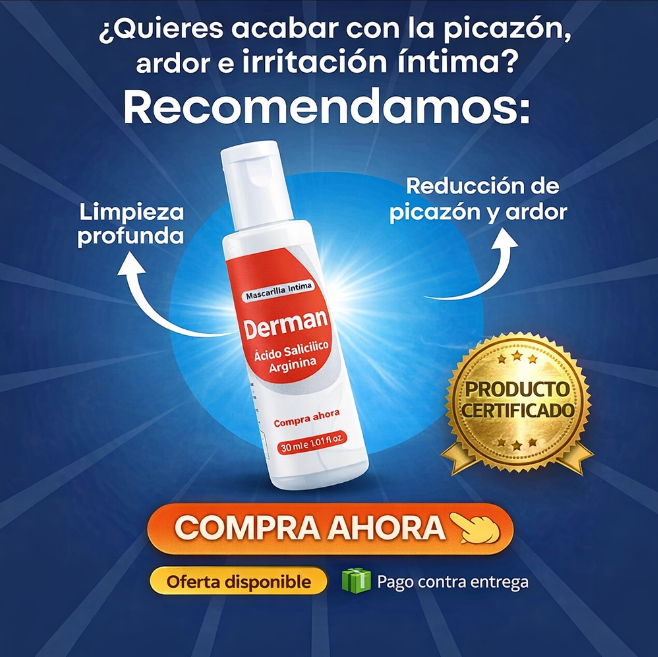 DERMAN -Elimina mal olor y picazón🔴
