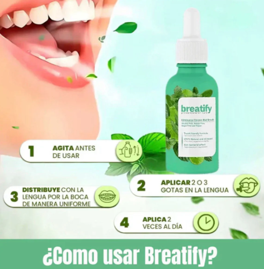 BREATIFY – ELIMINA EL MAL ALIENTO EN SEGUNDOS🤢😷
