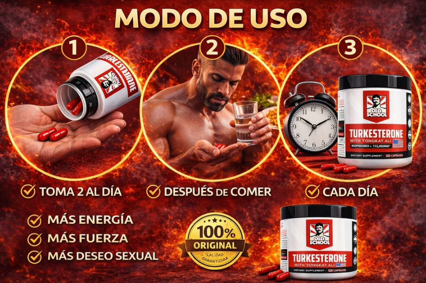 TURKESTERONE--DESPIERTA TU PODER MASCULINO🔥