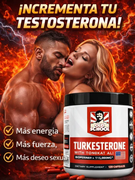 TURKESTERONE--DESPIERTA TU PODER MASCULINO🔥