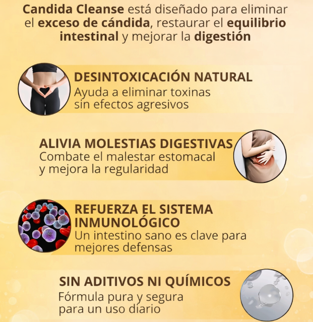 💊 CANDIDA CLEANSE – IMAGÍNATE ELIMINANDO ESO QUE TE INCOMODA Y SINTIÉNDOTE LIMPIO POR DENTRO ✨ 💊