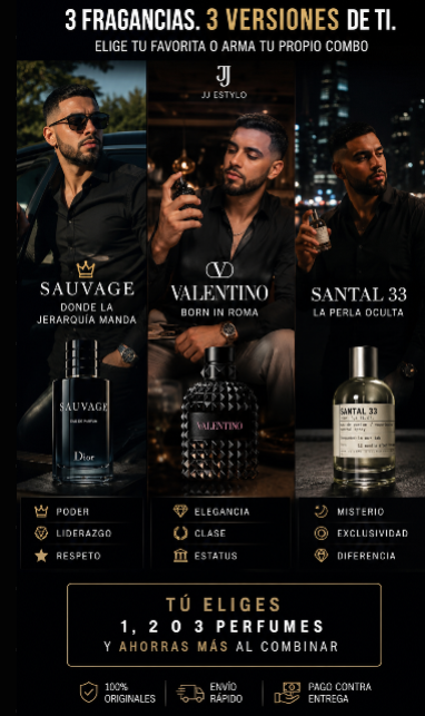 OFERTA DEL PADRE ¡LLÉVATE 3 PERFUMES POR TAN SOLO RD$2,990! 🎁🔥
