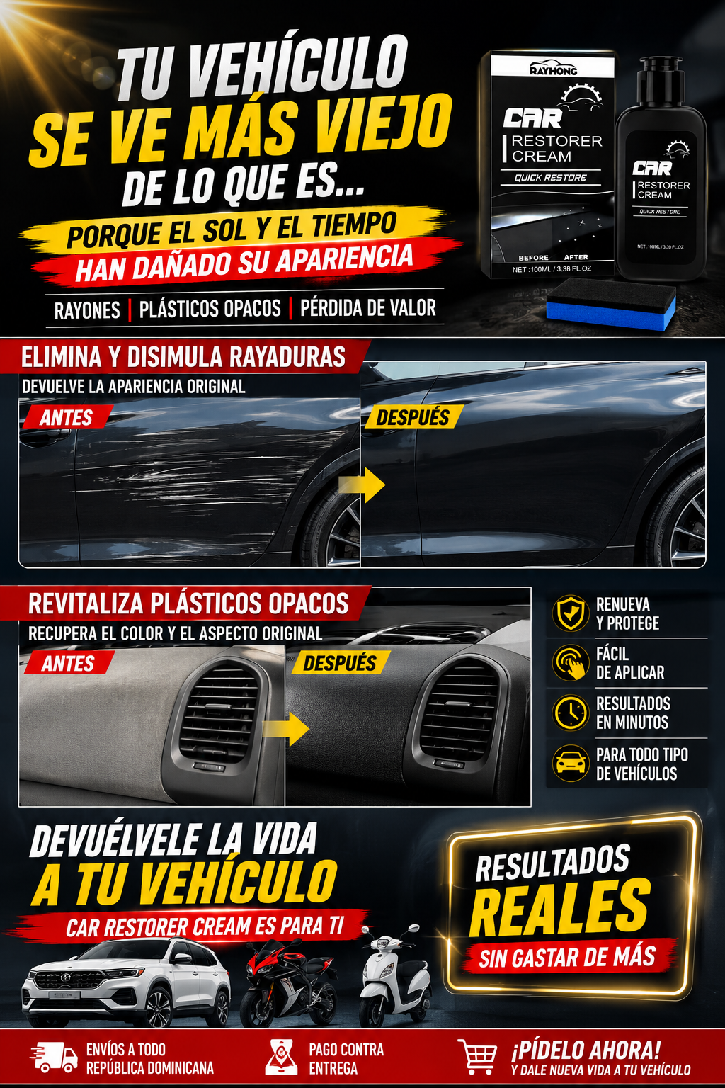 ☀️ ¡DEVUÉLVELE LA VIDA A TU VEHÍCULO EN MINUTOS!