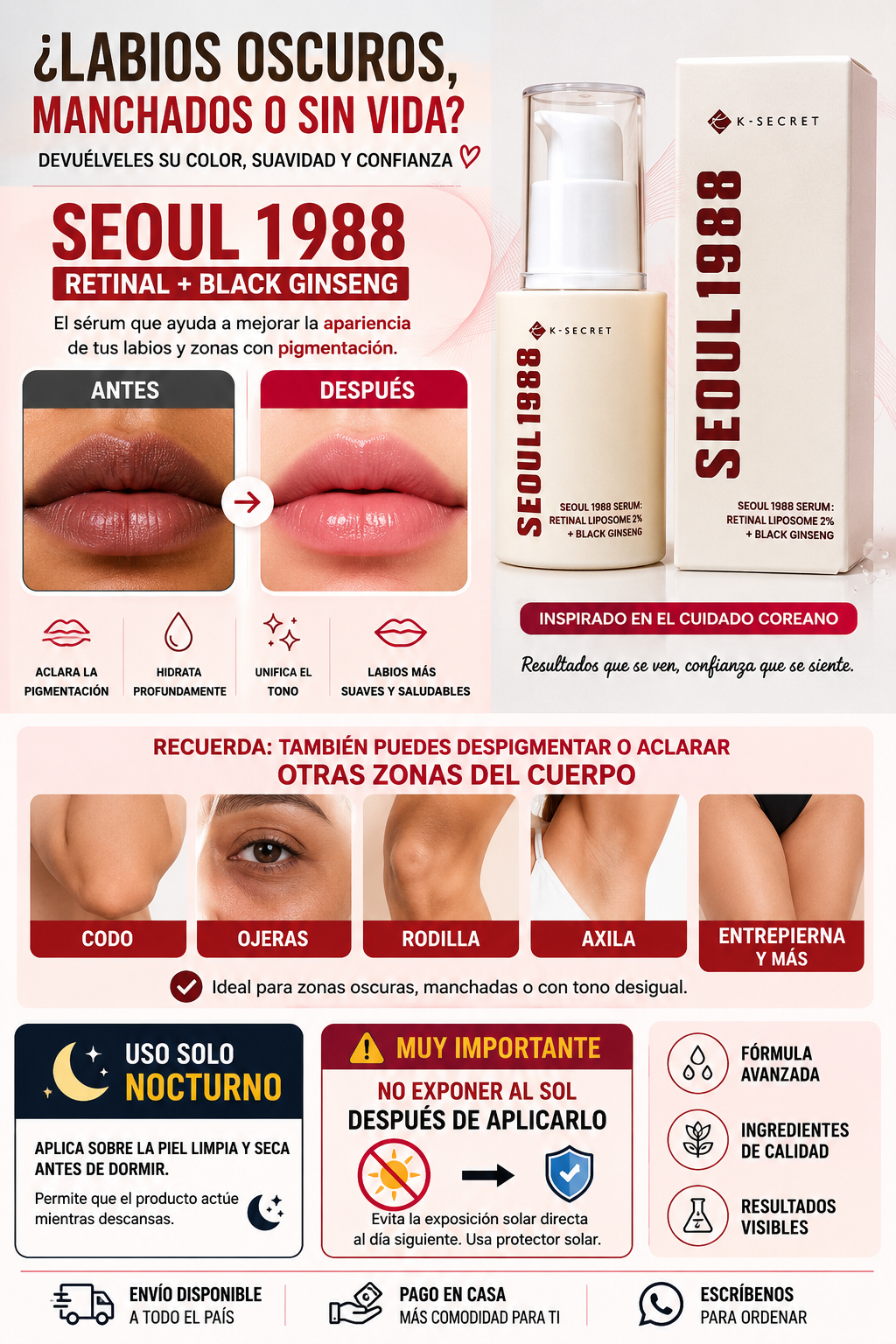💋 SEOUL 1988– LABIOS MÁS ATRACTIVOS💋
