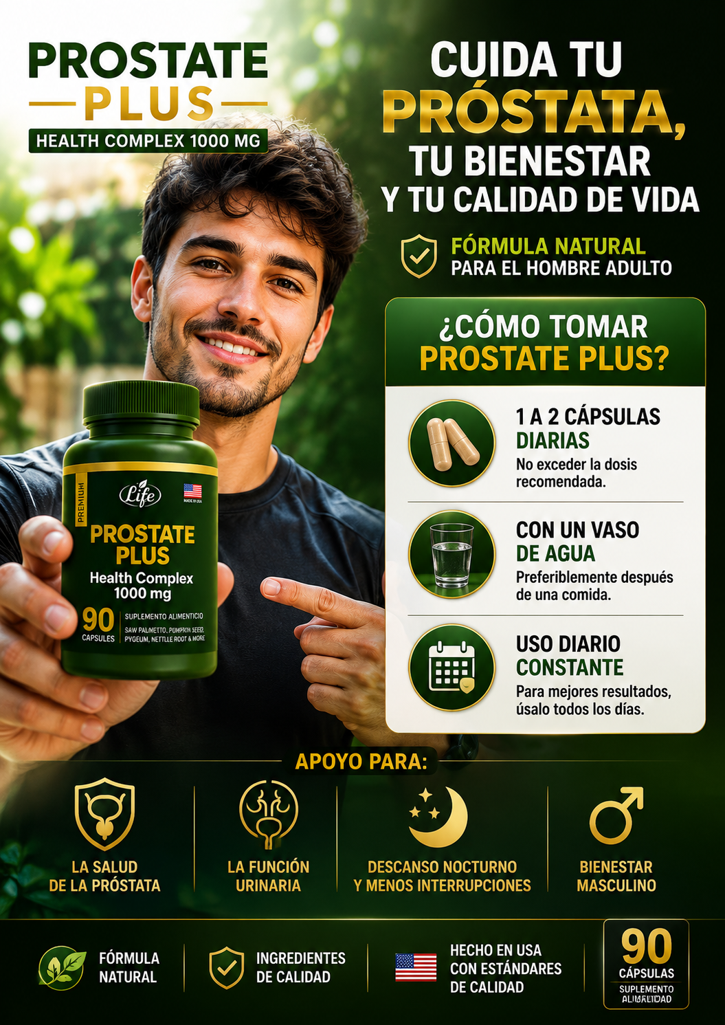 🌿 PROSTATE PLUS — TU PRÓSTATA NECESITA CUIDADO 💊