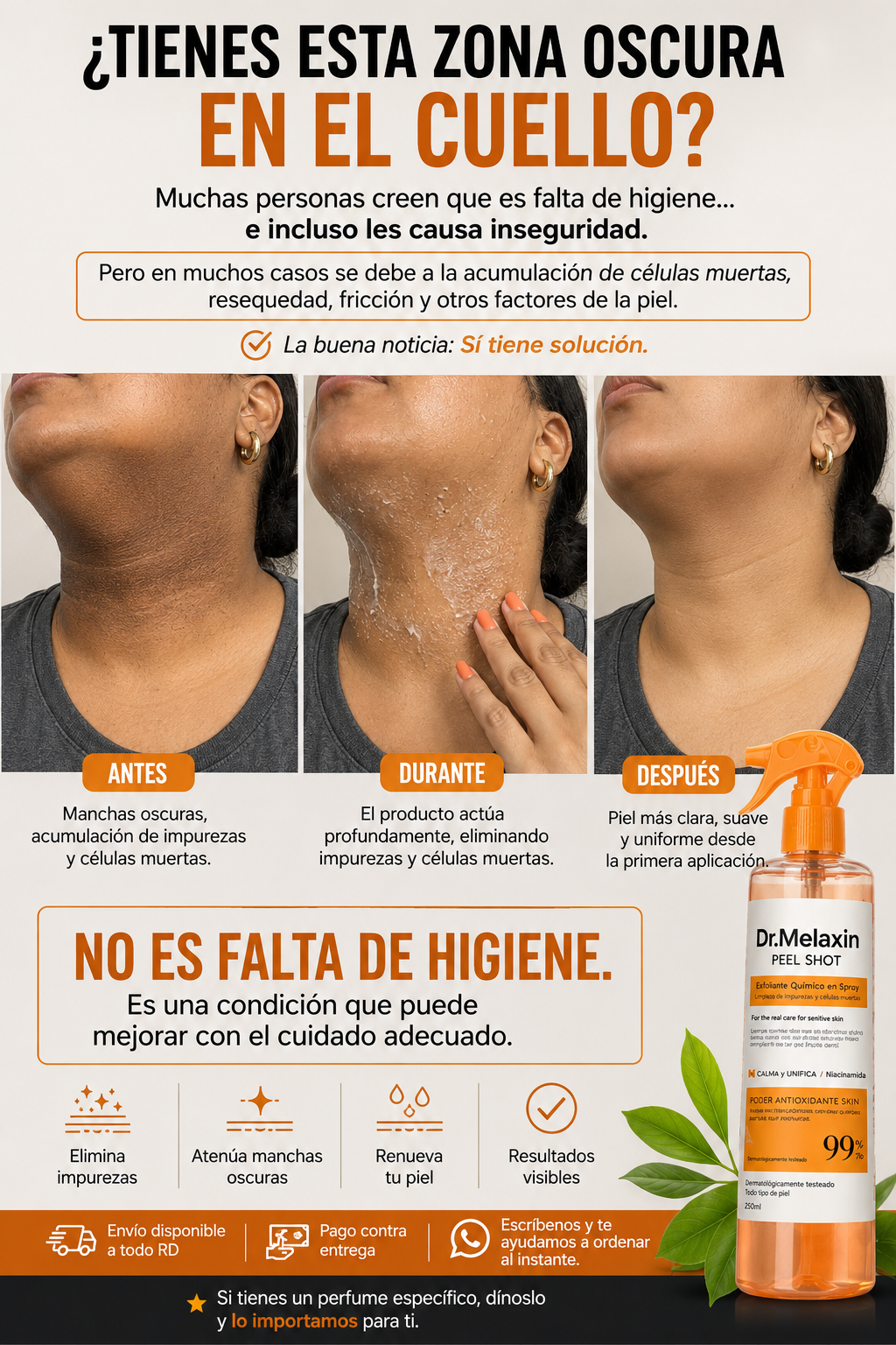 ✨ DR. MELAXIN PEEL SHOT –🔥 ELIMINA LA PIEL MUERTA ✨