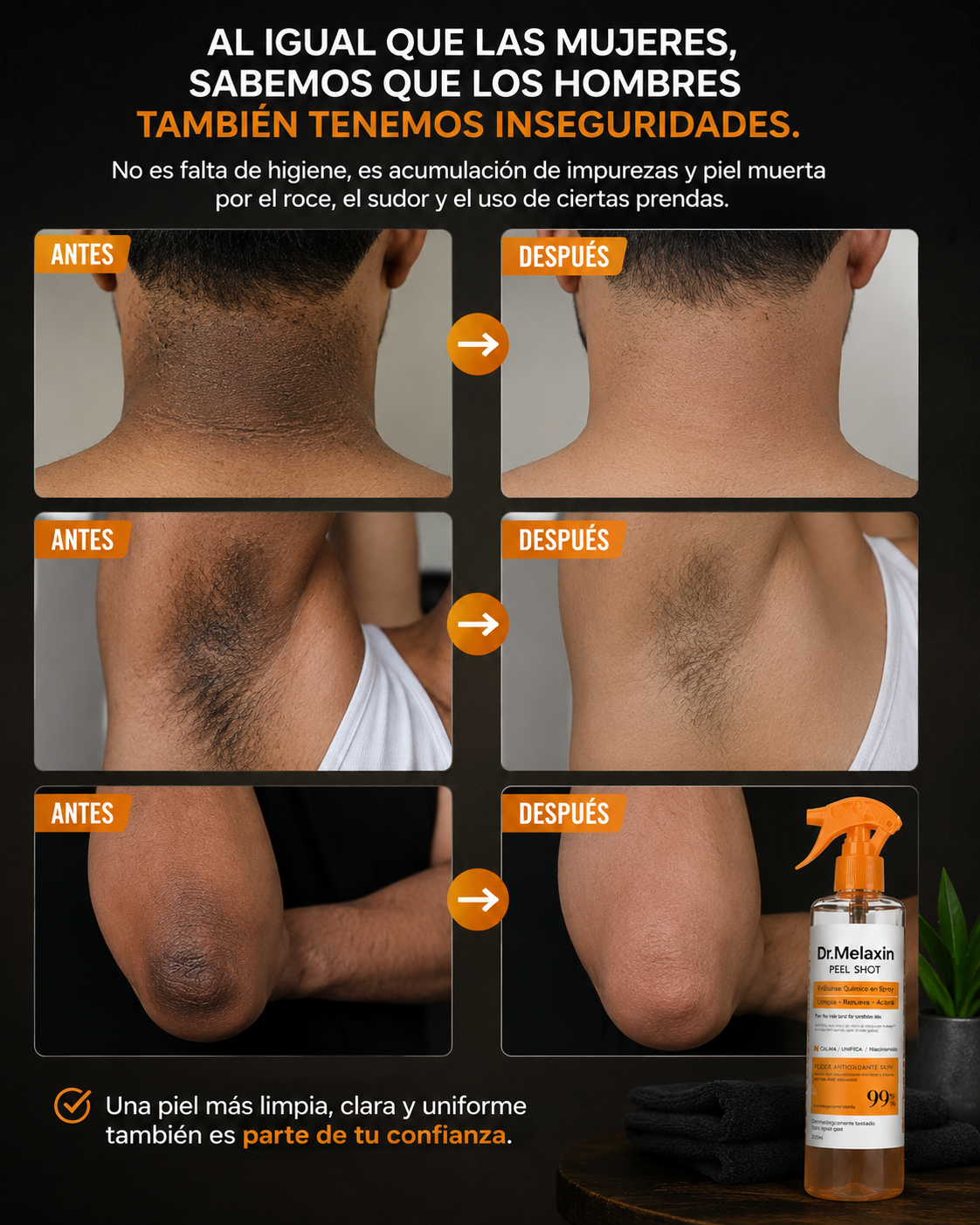 ✨ DR. MELAXIN PEEL SHOT –🔥 ELIMINA LA PIEL MUERTA ✨