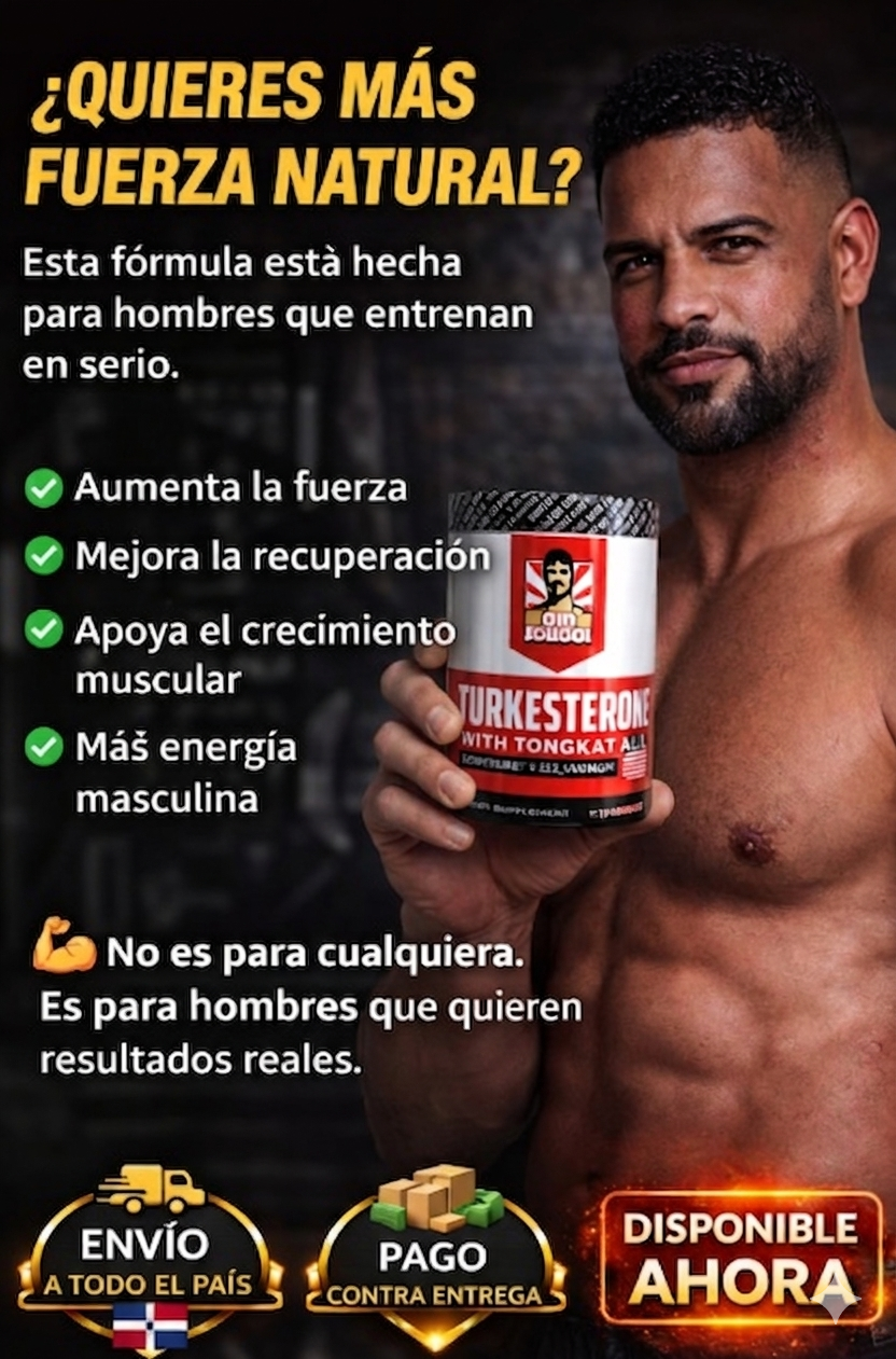 TURKESTERONE--DESPIERTA TU PODER MASCULINO🔥