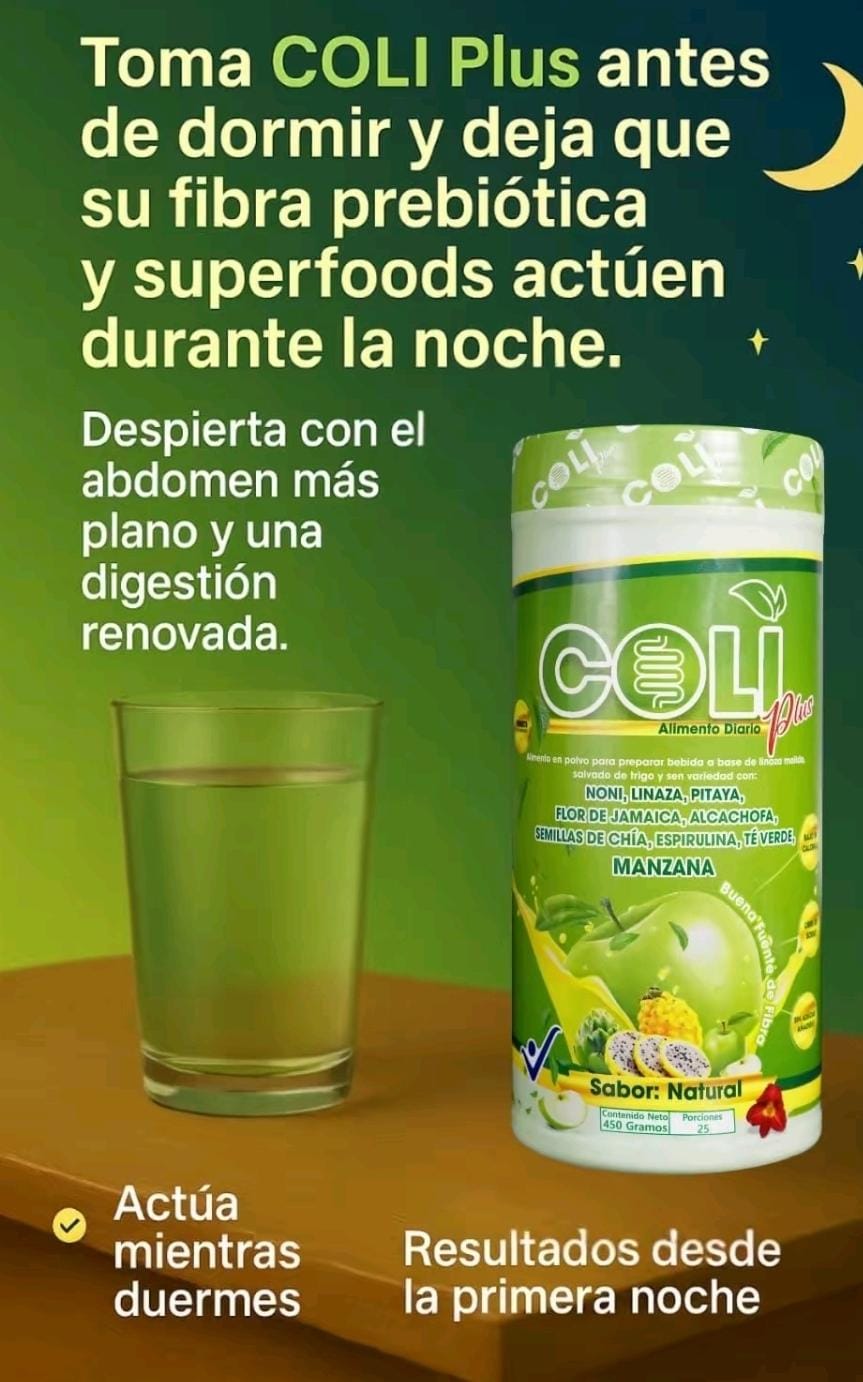 Coli Plus – Limpieza Digestiva y Desinflamación Natural🌿