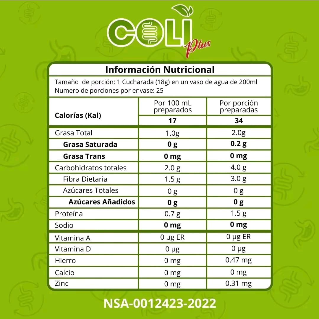 Coli Plus – Limpieza Digestiva y Desinflamación Natural🌿