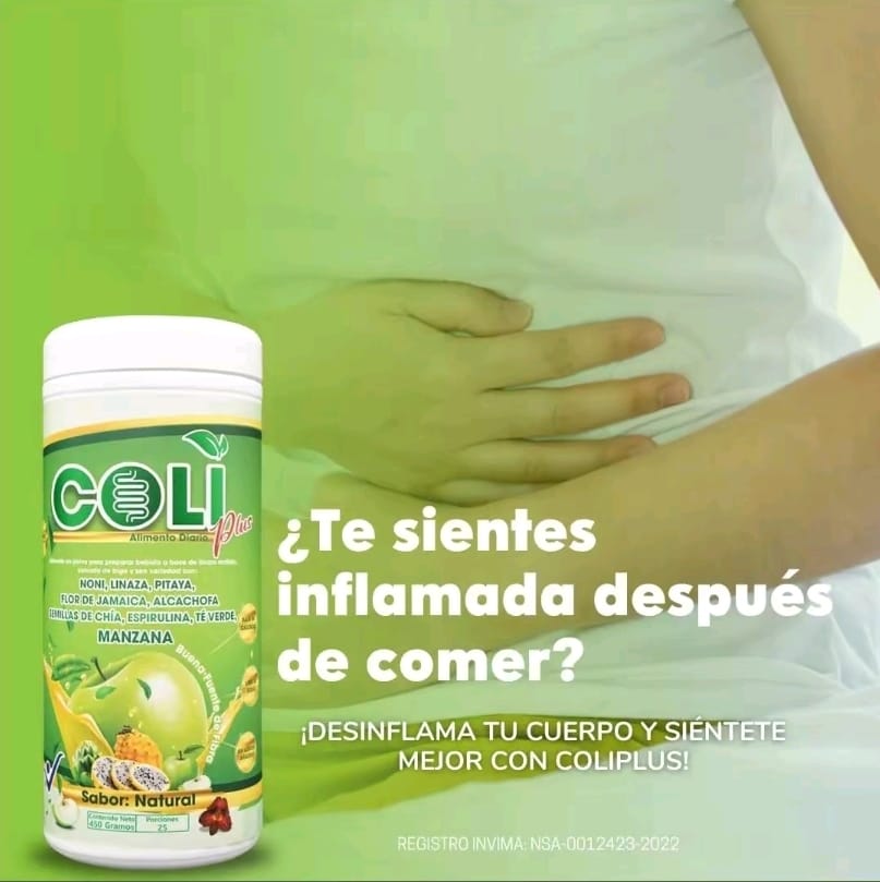 Coli Plus – Limpieza Digestiva y Desinflamación Natural🌿