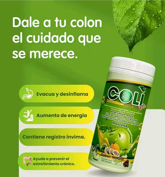 Coli Plus – Limpieza Digestiva y Desinflamación Natural🌿