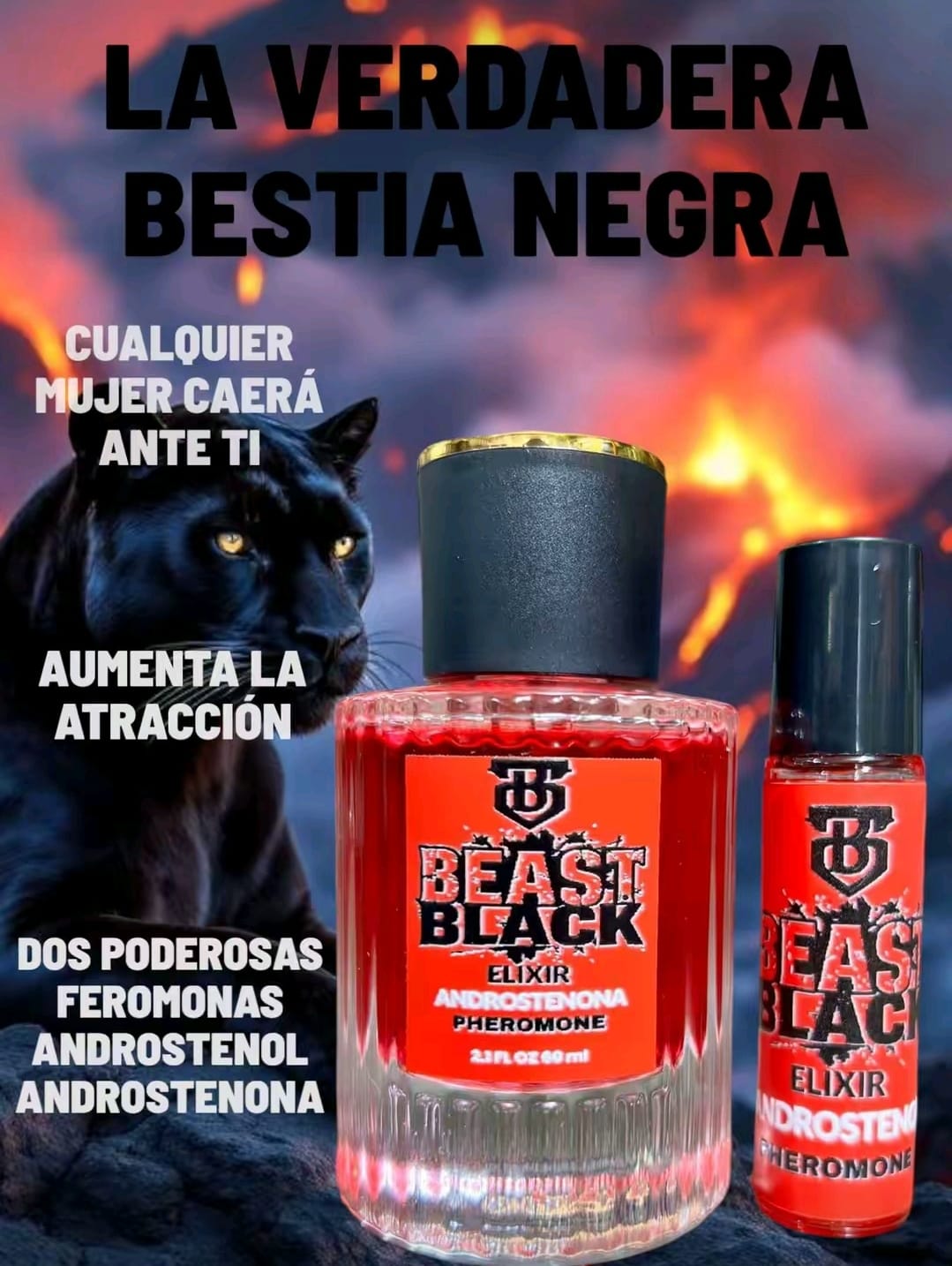 💎🖤 BEAST BLACK – 😈 100% FEROMONAS DE LOS SÁDICOS 🔥
