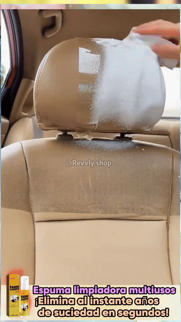 🚘Espuma Multiuso 200ml-Restaura y Protege Superficies🚘