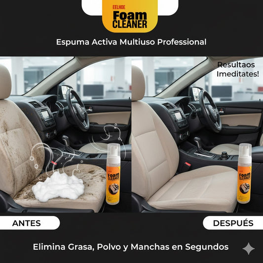 🚘Espuma Multiuso 200ml-Restaura y Protege Superficies🚘